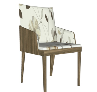 现代休闲椅su模型