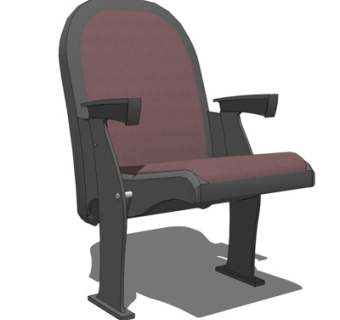 现代翻板椅子su模型