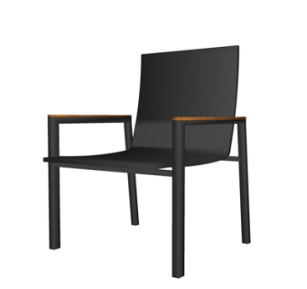 现代铁艺单椅su模型