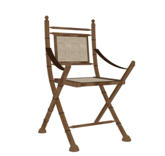 中式实木单椅su模型