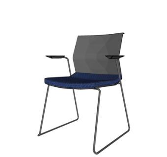 现代铁艺休闲椅su模型