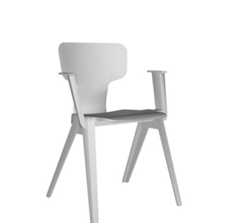 现代铁艺休闲椅su模型