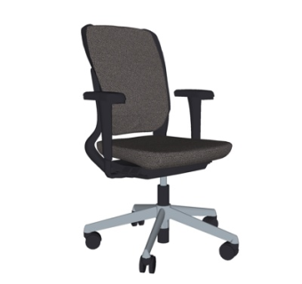 现代布艺办公椅su模型