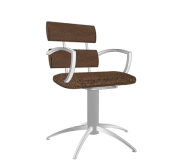 现代布艺休闲椅su模型