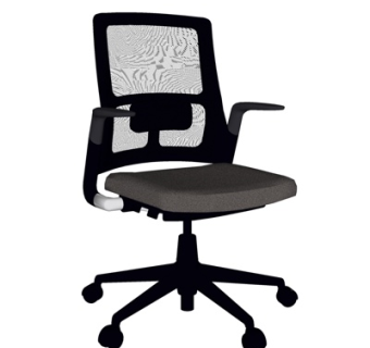 现代布艺办公椅su模型