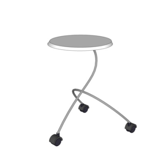 现代铁艺凳子su模型