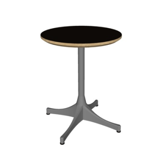 现代实木圆凳su模型