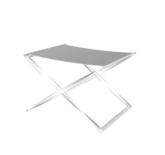 现代铁艺凳子su模型