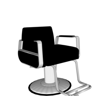 现代布艺休闲椅su模型