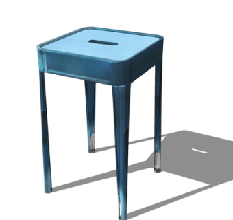 现代铁艺凳子su模型