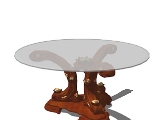 <em>欧式餐桌</em>su模型