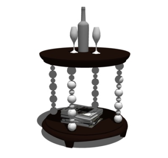 现代角几su模型