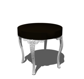 简欧圆几su模型