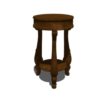 简欧圆几su模型