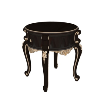 欧式圆几su模型