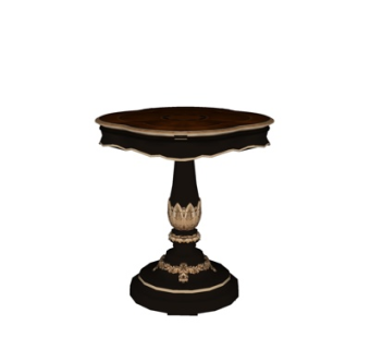 欧式圆几su模型