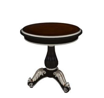 欧式圆几su模型