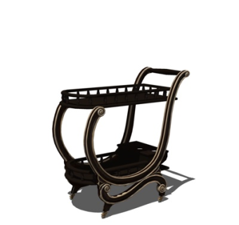 欧式圆几su模型