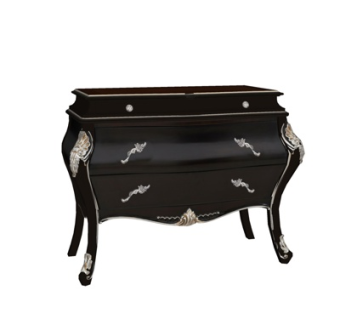 欧式斗柜su模型