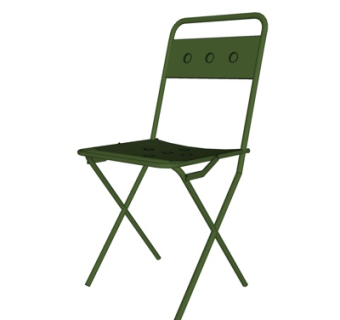 现代铁艺单椅su模型