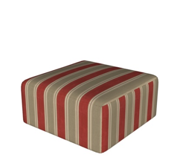 现代布艺方凳su模型