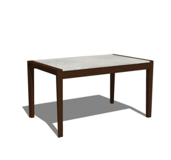 现代实木茶几su模型