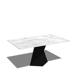 现代大理石茶几su模型