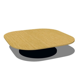 现代实木茶几su模型