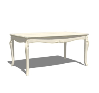 欧式实木茶几su模型