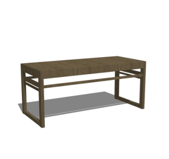 现代铁艺茶几su模型