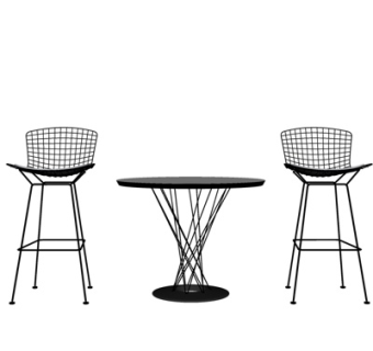 工业风铁艺休闲桌椅su模型