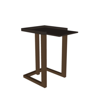 现代实木边几su模型