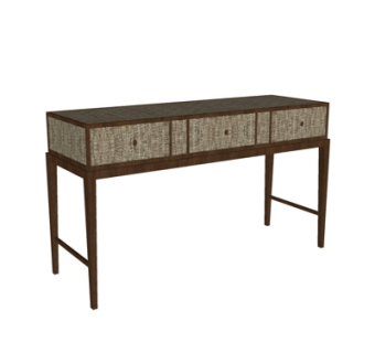 现代实木端景台su模型