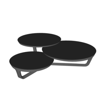 现代实木茶几su模型