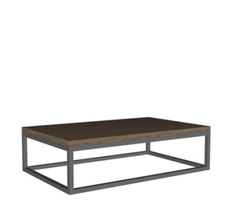 现代实木茶几su模型