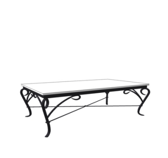 欧式铁艺茶几su模型