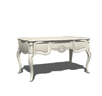 欧式实木端景台su模型