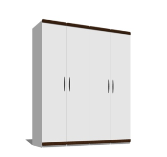 现代衣柜su模型