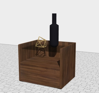 现代角几su模型