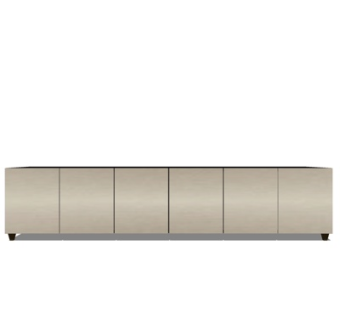 现代电视柜su模型