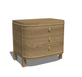 新中式角几su模型