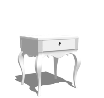 简欧角几su模型