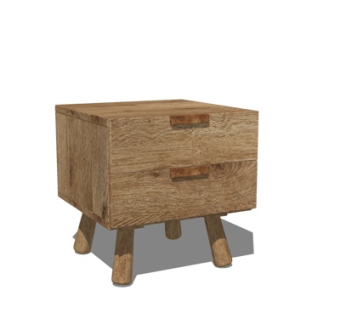 北欧角几su模型