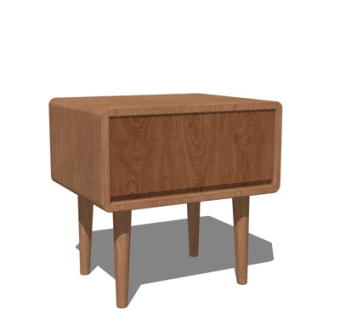 北欧角几su模型