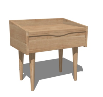 新中式角几su模型