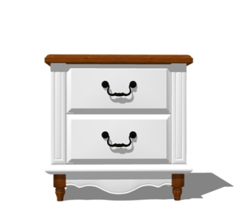 美式角几su模型