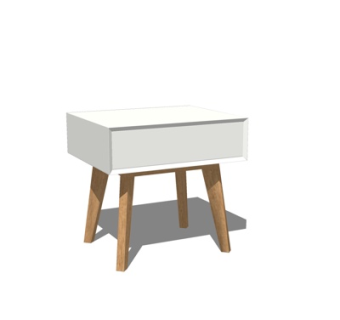 北欧角几su模型