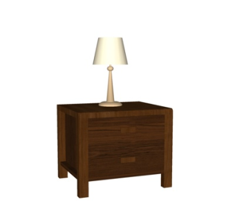 北欧角几su模型