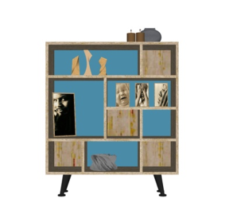 北欧斗柜su模型