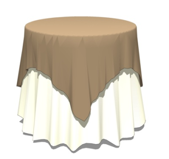 现代宴会桌su模型